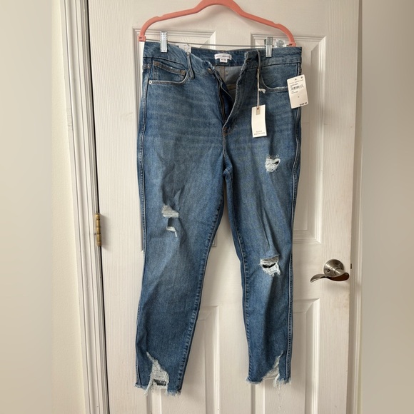 Good American -Skinny Crop -Curve 10/30 Denim - Picture 2 of 6